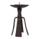 Hand forged vintage and brutalist candlestick
