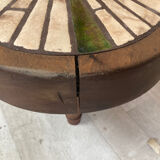 Oval ceramic coffee table