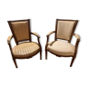 Lot of 2 chairs Louis XVI style