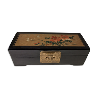 Chinese lacquer jewelry box
