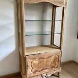 Walnut sideboard or display cabinet