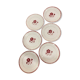 Set of 6 plates Fénal Badonviller model 39