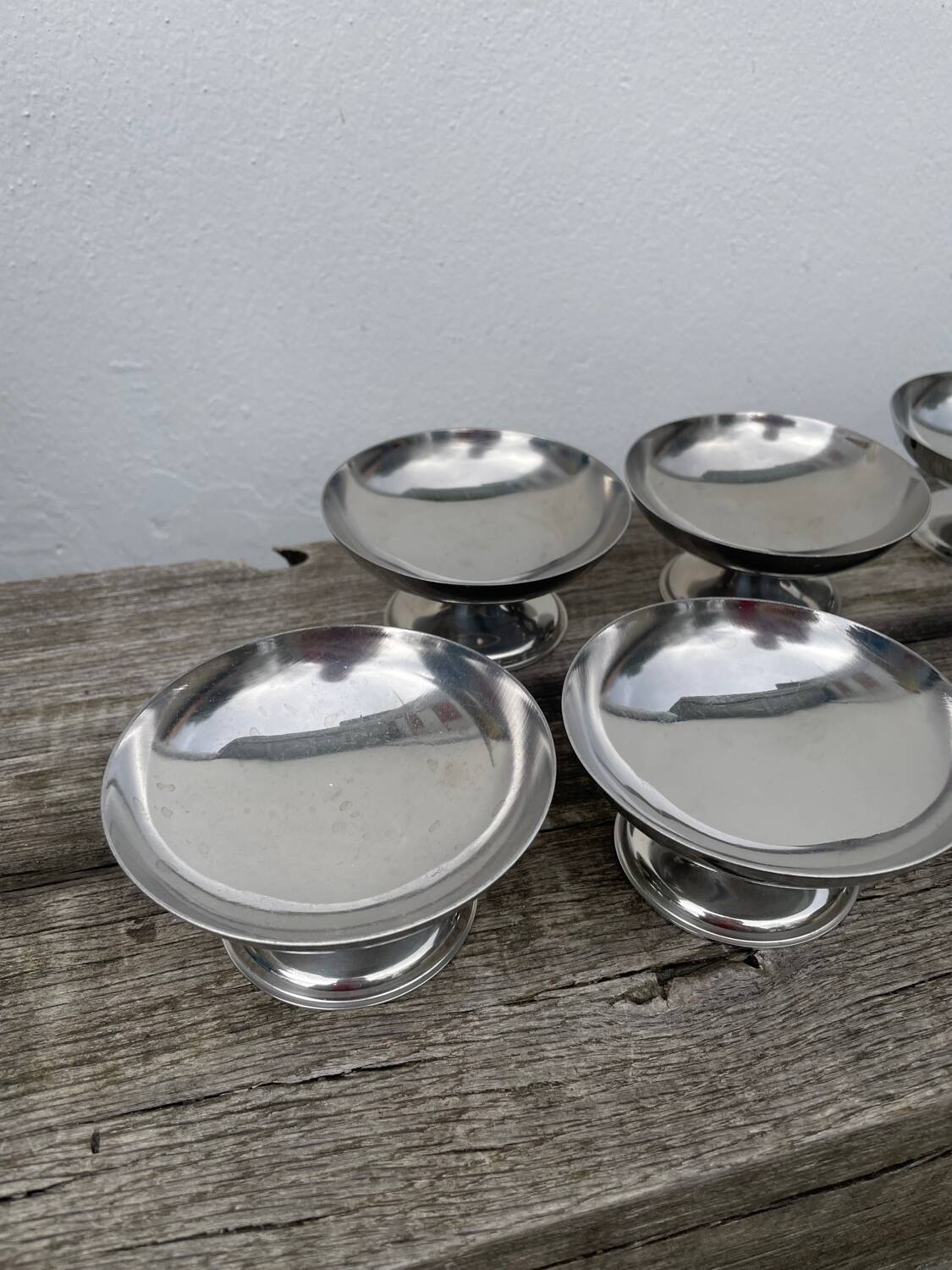 12 coupelles inox / coupes vintage 1970