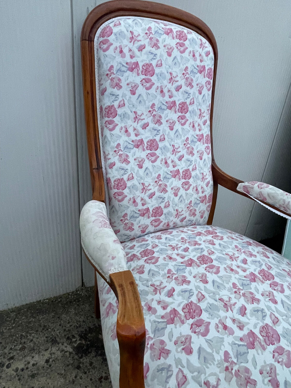 Louis Philippe style Voltaire armchair