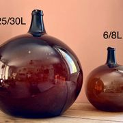 Dame-jeanne ancienne ambrée 25-30L