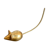 Vintage brass mouse