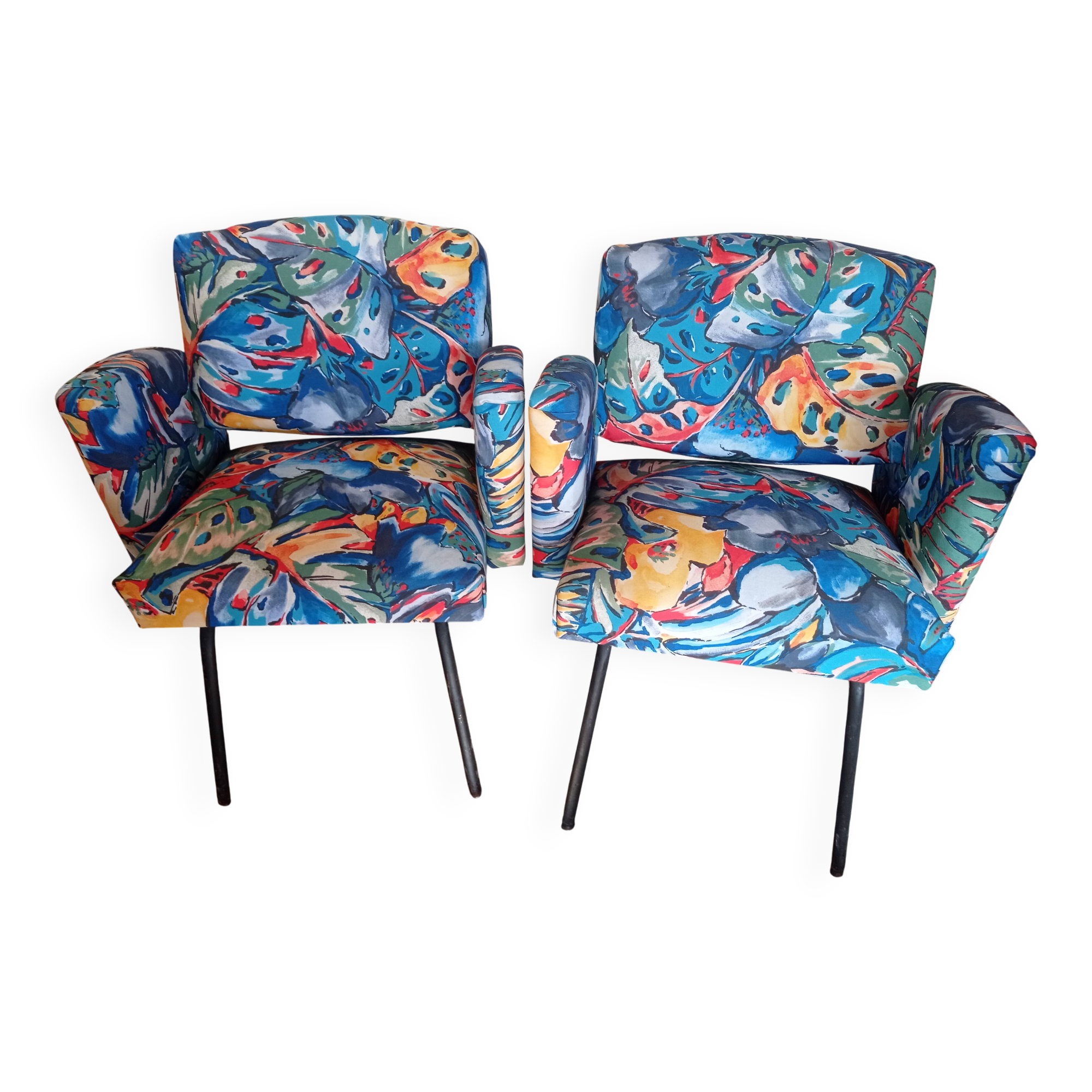 Pair of small armchairs, 1960s