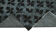 Hand-Knotted Bohemian Turkish 1980s 156 cm x 256 cm Black Carpet