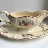 saucière Digoin Sarreguemines model "Agreste" 50s