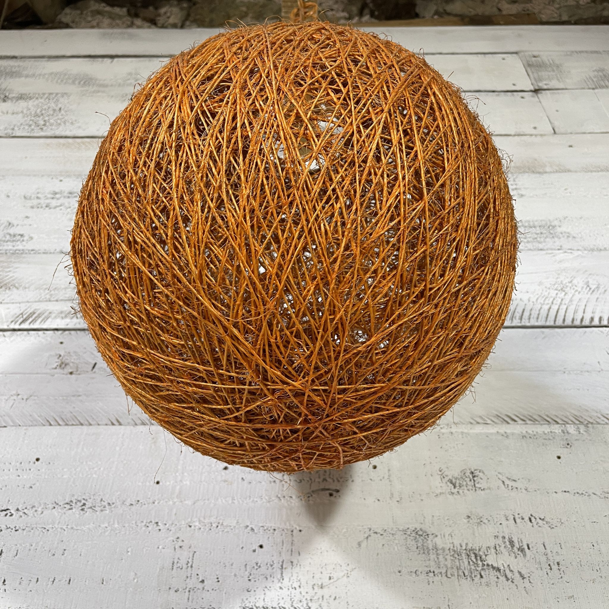 Suspension boule vintage