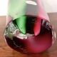 Pair of crystal vases by Paul Kedelv for Flygsfors Coquille