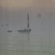 Lithograph by Henri Rivière The Beautiful Land of Brittany - Mist at Sea