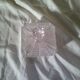 Bonbonnière carrée en cristal moulé
