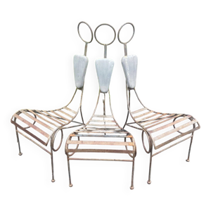 trio de chaises hautes