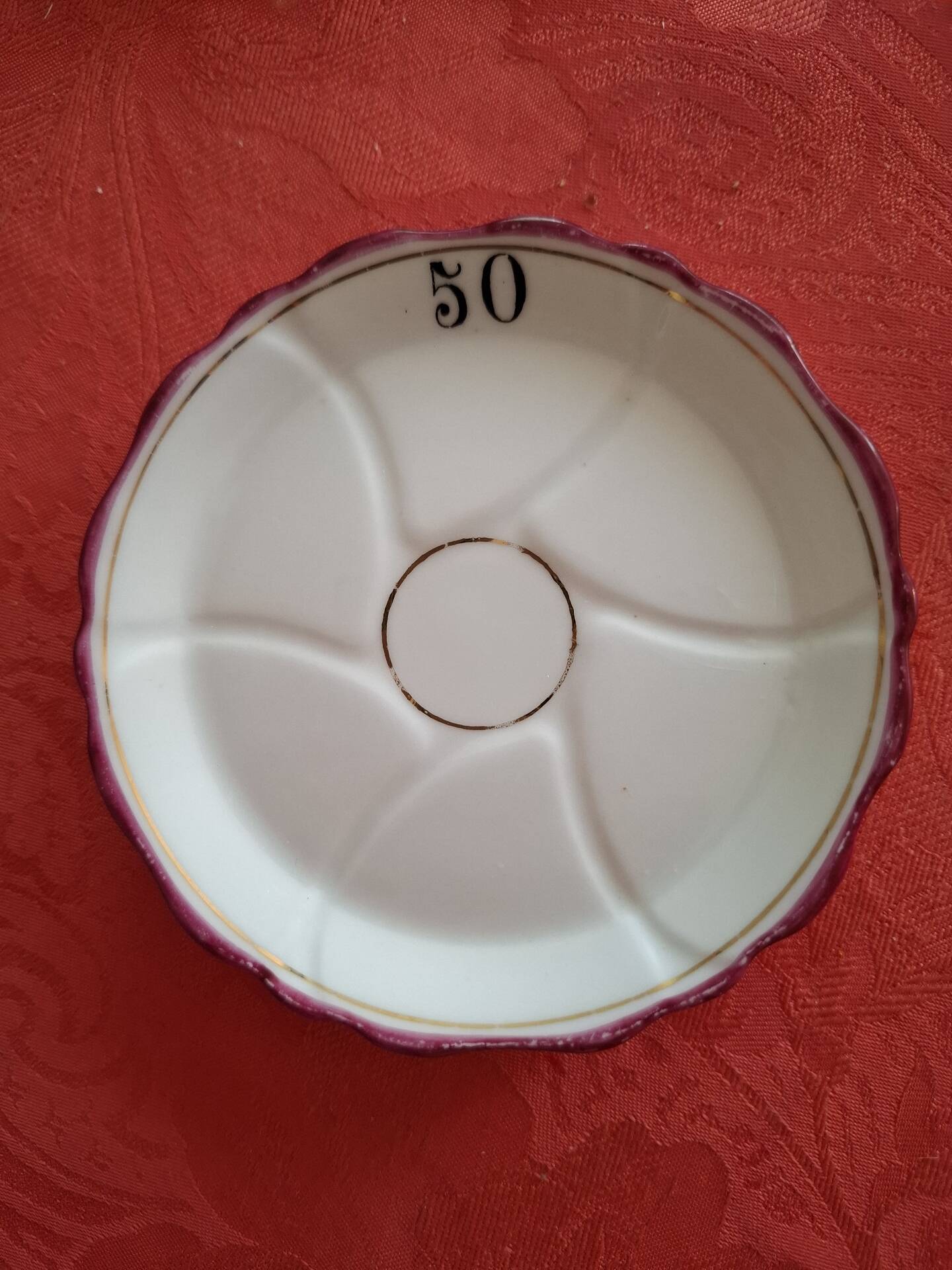 Bistro "coin collector" bowls in Limoges porcelain, Early