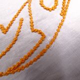 Doily or table path or center of table embroidered around 1970