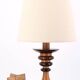 Totem wooden lamp, 70s