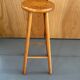 High wooden stool