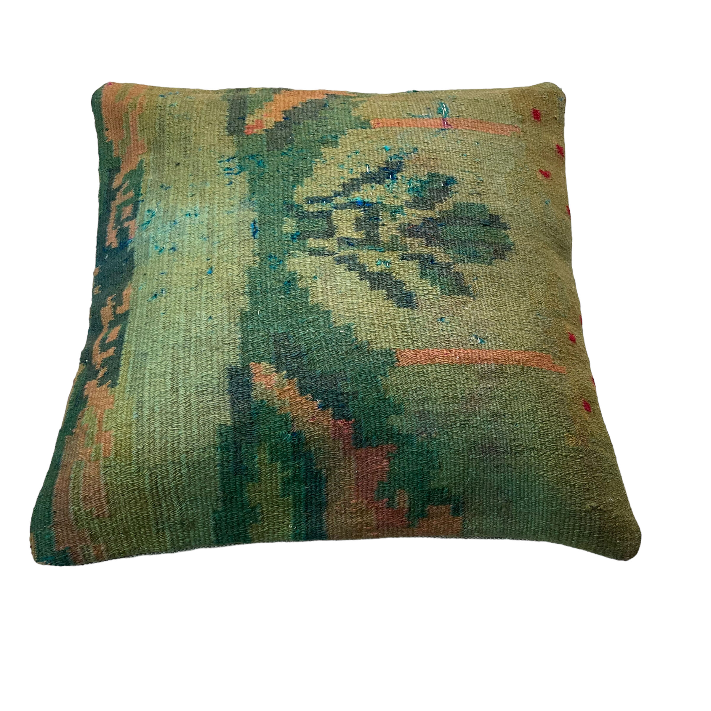 Housse de coussin kilim turc vintage, 40 x 40 cm