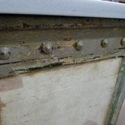 Comptoir bois paint et marbre