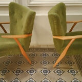 Scandinavian Wing Chair 50s 60s