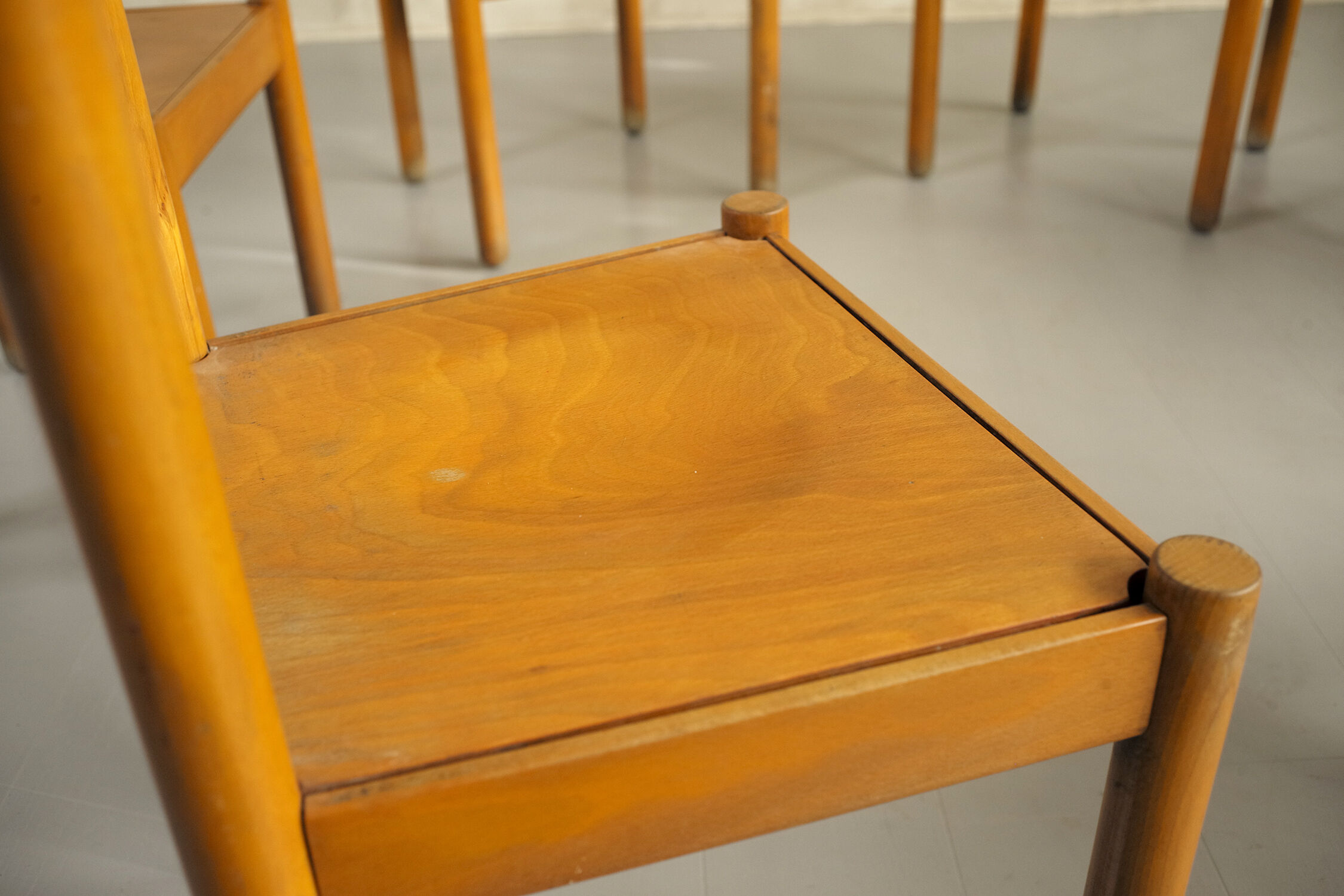 Série de 6 chaises, France 1960
