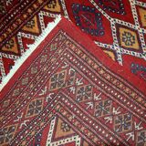 Tapis Vintage Bukhara Ouzbek, Années 1960, Élégance Classique
