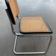 Chaise design Cesca modèle b32 en noir et chrome