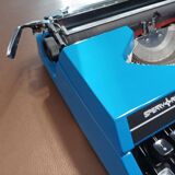 Sperry Remington 1020 deep blue typewriter Perfect condition