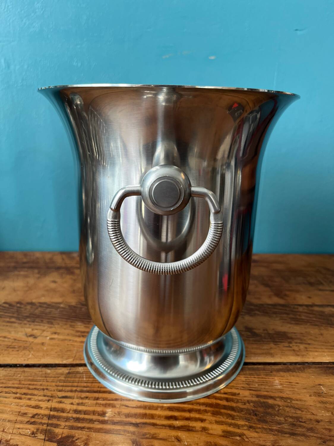 Ice bucket, champagne, Jean Couzon bottle