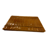 Plat barbotine paille Selency x Monoprix Croisé Laroche