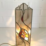 Vintage Bedside Tiffany Style Lighting Unique Lamp Vitrage Handmade Light