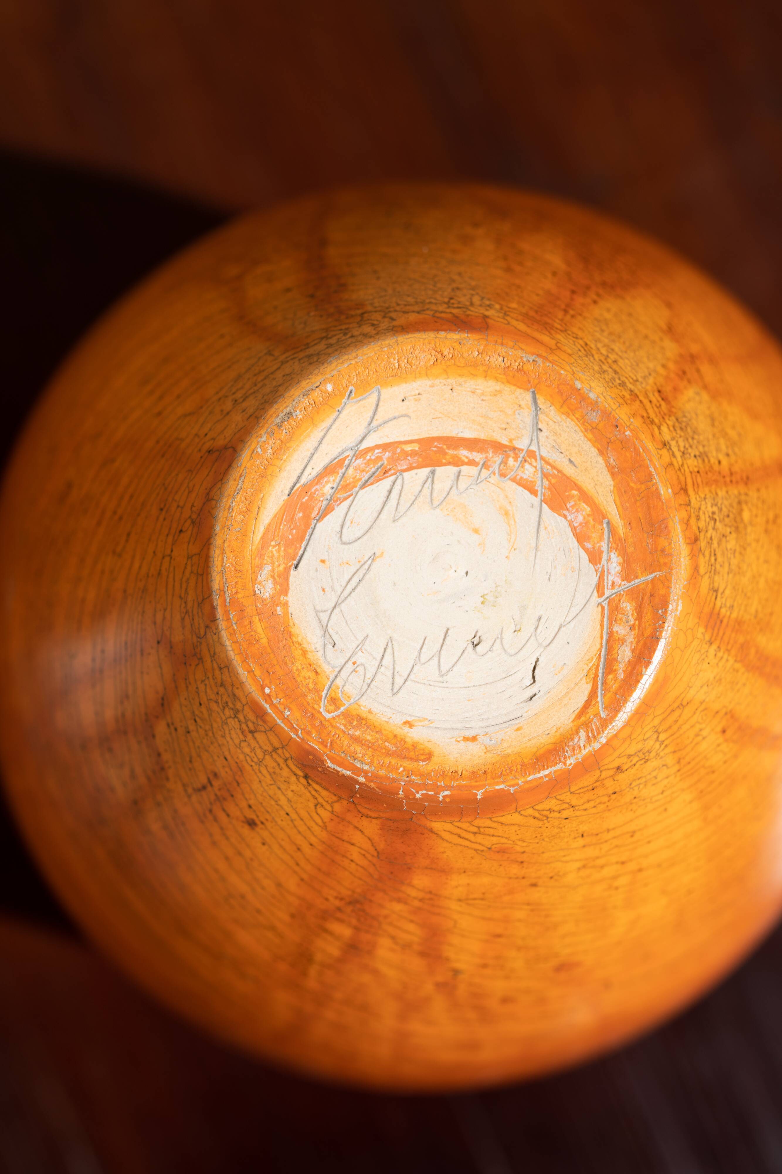 Vase in sigillated earth Fernand Everaert XX