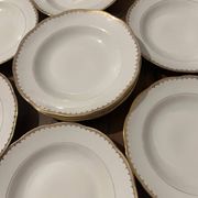 Set of 11 soup plates - Pommier Dureil 72 - L'Étoile Porcelain