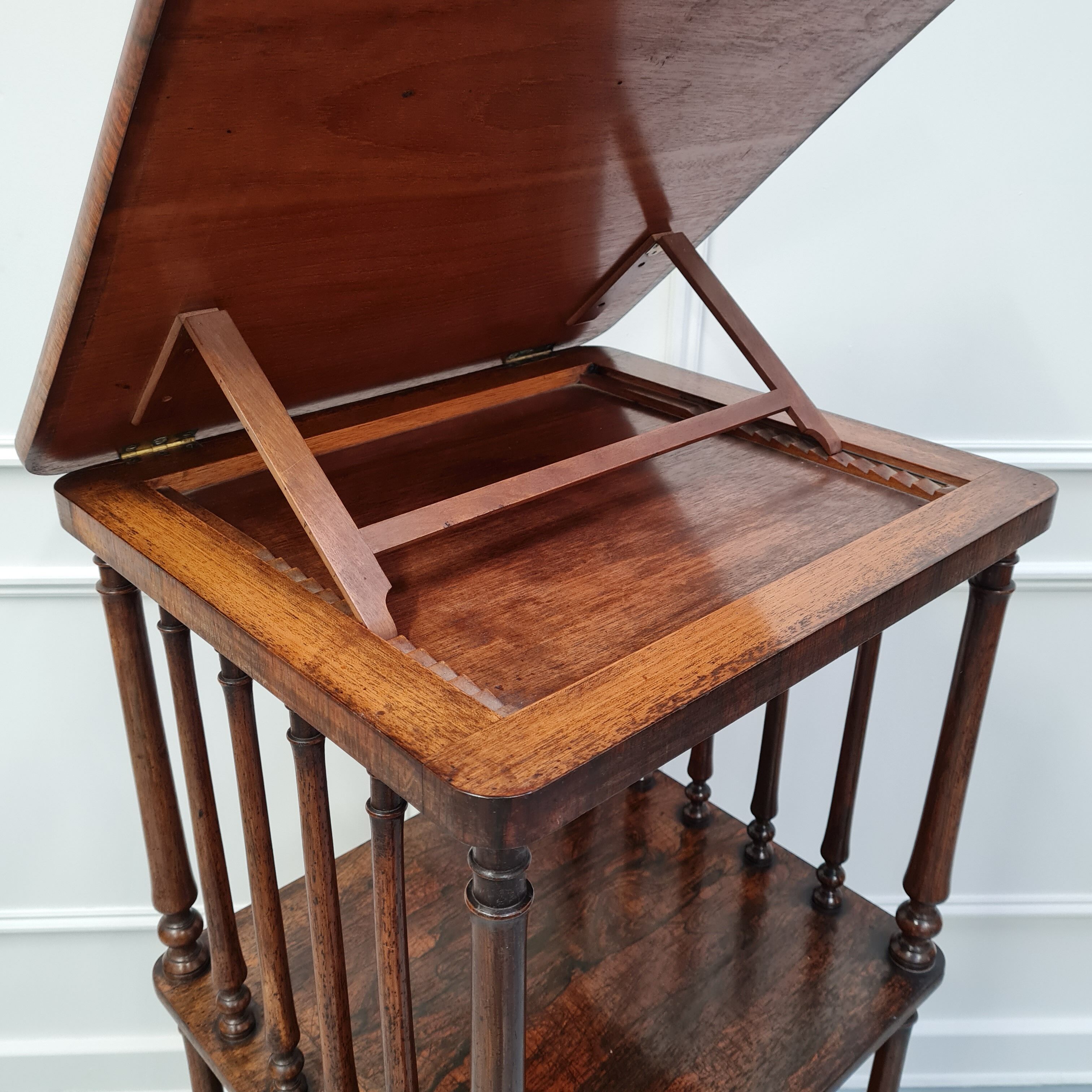 Antique rosewood whatnot c1840