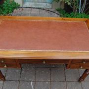 19th century Louis Philippe period walnut desk