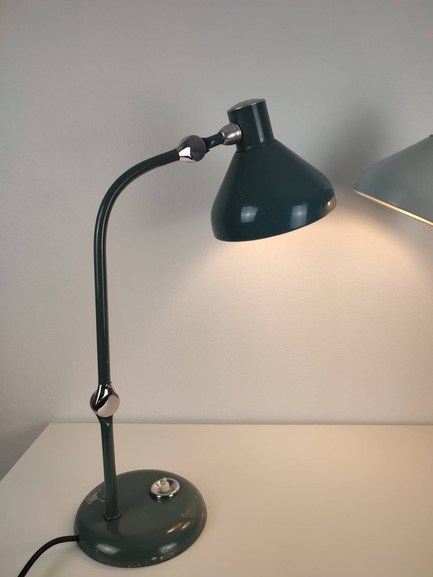 Pair of vintage Jumo GS1 desk lamps