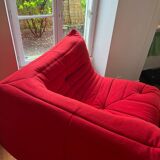 Togo / red corner chair Ligne Roset