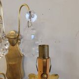Pair of wall lights with pendants