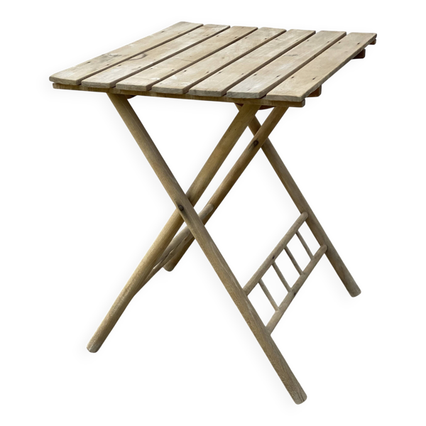 Table bois pliante vintage 1960