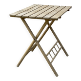 Vintage 1960 folding wooden table