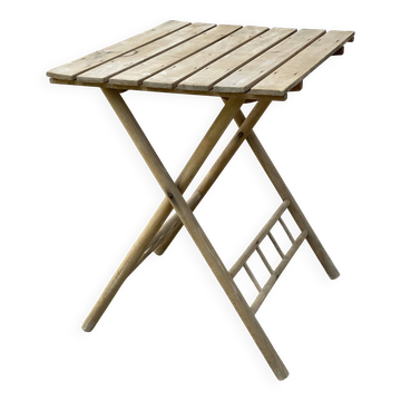 Table bois pliante vintage 1960