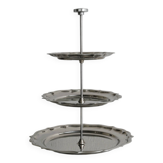 Serviteur 3 étages en inox
