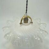 Opaline glass pendant light