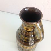 Polychrome ceramic soliflore vase by Bay Keramik / vintage 60s-70s