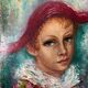 Table HSP Anna de Banguy "Harlequin with the Red Hat" 1953