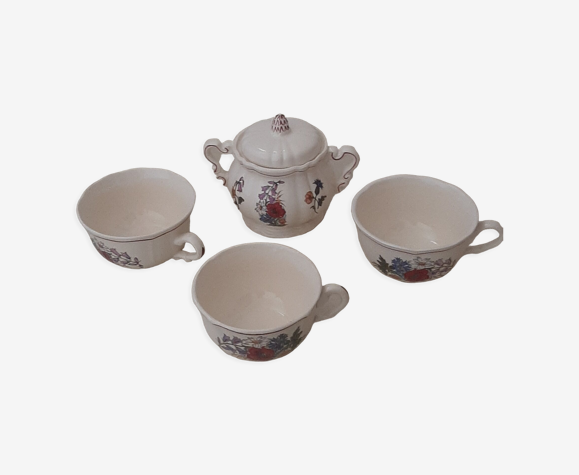 Tasses et sucrier Sarguemines Agreste