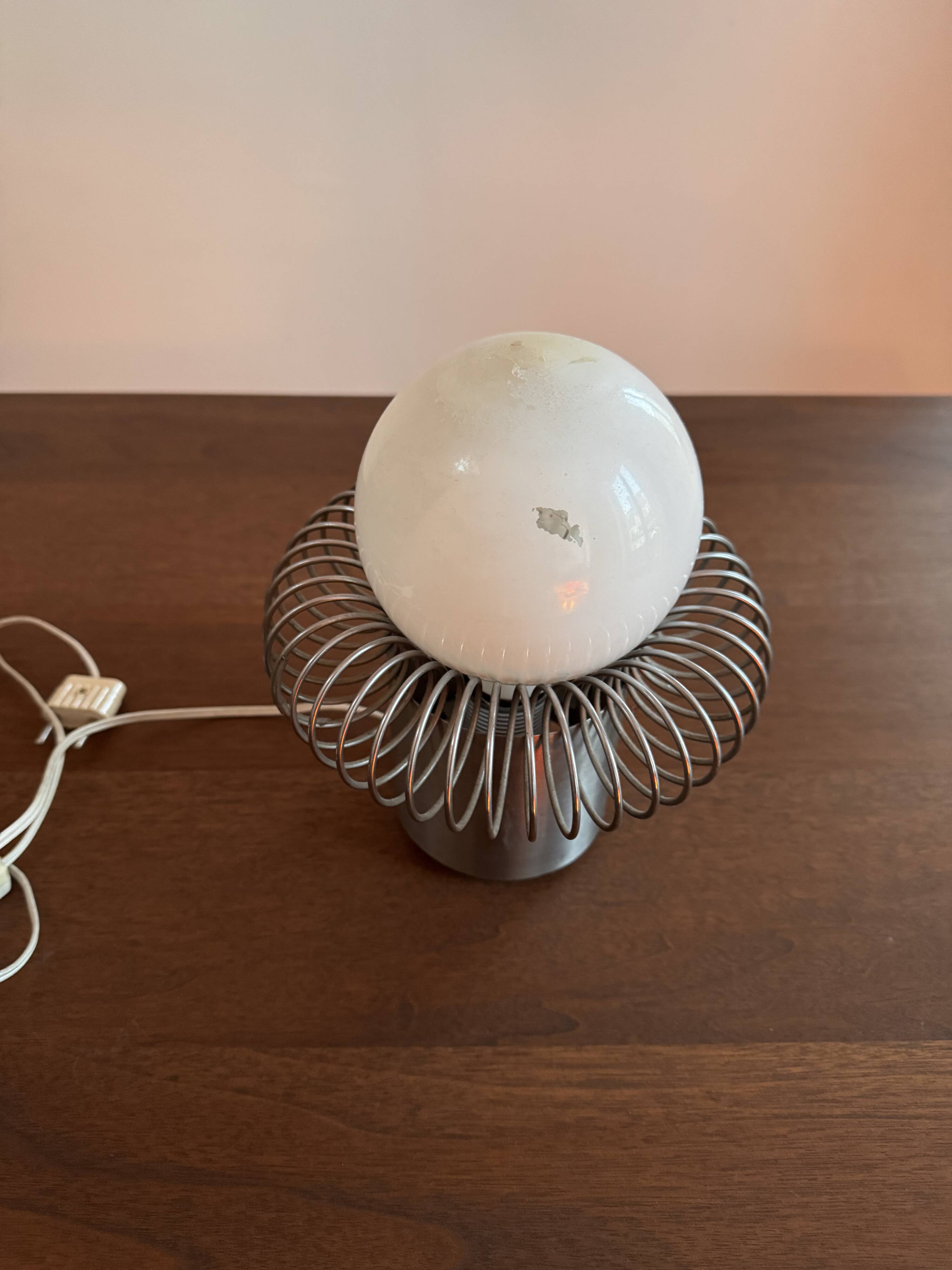 Lampe ressort Philippe Rogier, années 70
