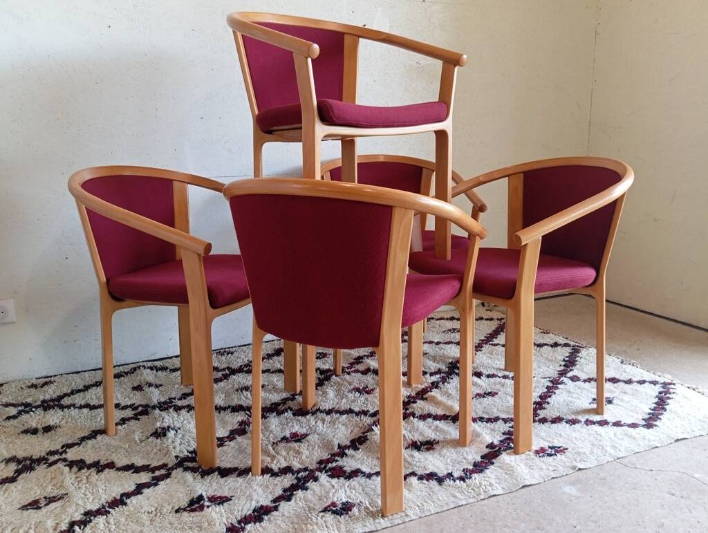 Paire de fauteuils scandinaves Magnus Olesen, Danemark