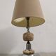 Living lamp in onyx and chromed metal from the 60s/70s